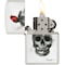 Zippo 2024 Zippo Steven Spazuk Scull W/Red Bird White Matte 29644 ZIP-214CI406417 - alternate 2
